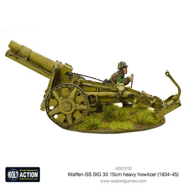 Waffen-SS SIG 33 15cm heavy howitzer Germany Warlord Games    | Red Claw Gaming