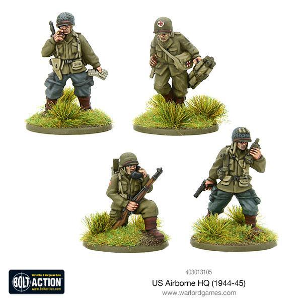 US Airborne HQ (1944-45) American Warlord Games    | Red Claw Gaming