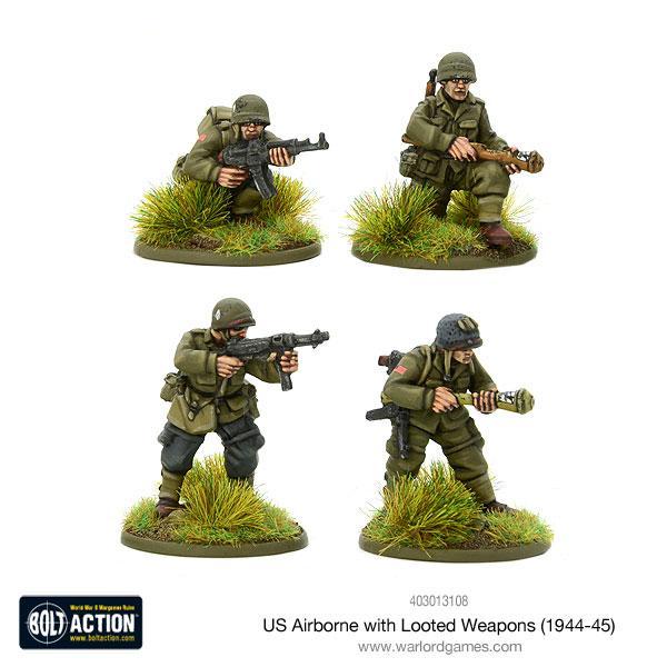 US Airborne with Looted German Weapons (1944-45) American Warlord Games    | Red Claw Gaming