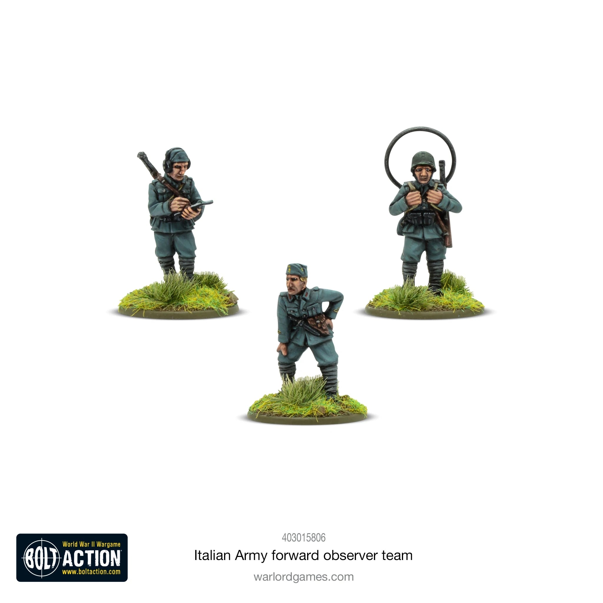 Italian Army Forward Observer Team Italian Warlord Games    | Red Claw Gaming
