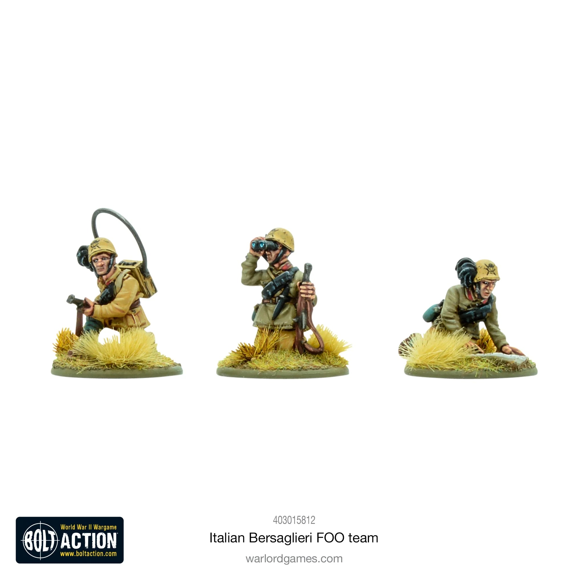 Italian Bersaglieri FOO Team Italian Warlord Games    | Red Claw Gaming