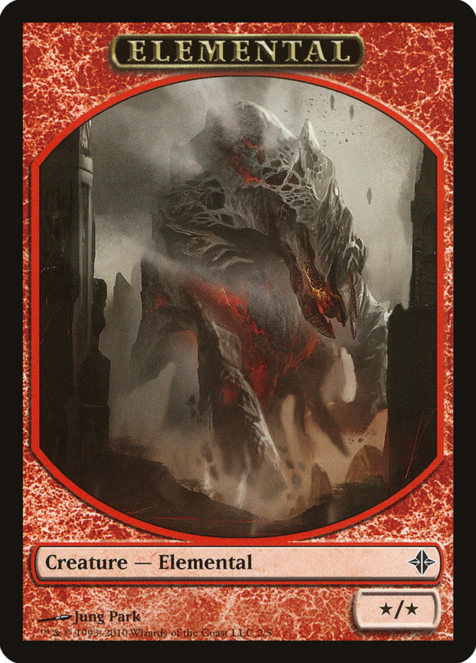 Elemental Token [Rise of the Eldrazi Tokens] MTG Single Magic: The Gathering    | Red Claw Gaming