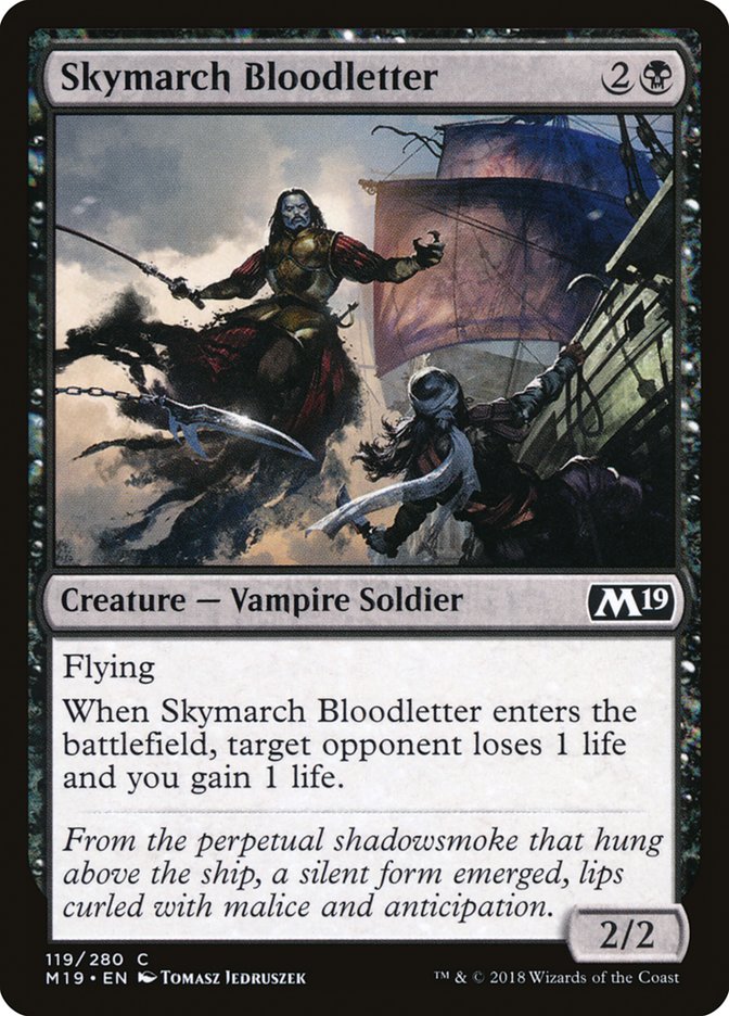 Skymarch Bloodletter [Core Set 2019] MTG Single Magic: The Gathering    | Red Claw Gaming