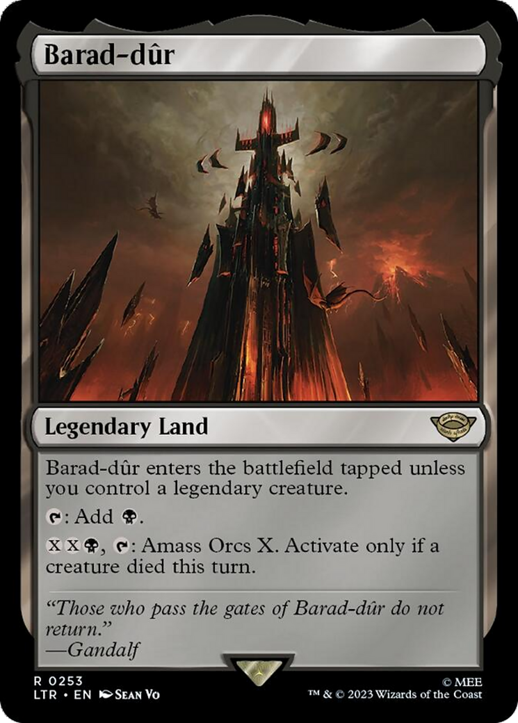 Barad-dur [The Lord of the Rings: Tales of Middle-Earth] MTG Single Magic: The Gathering    | Red Claw Gaming