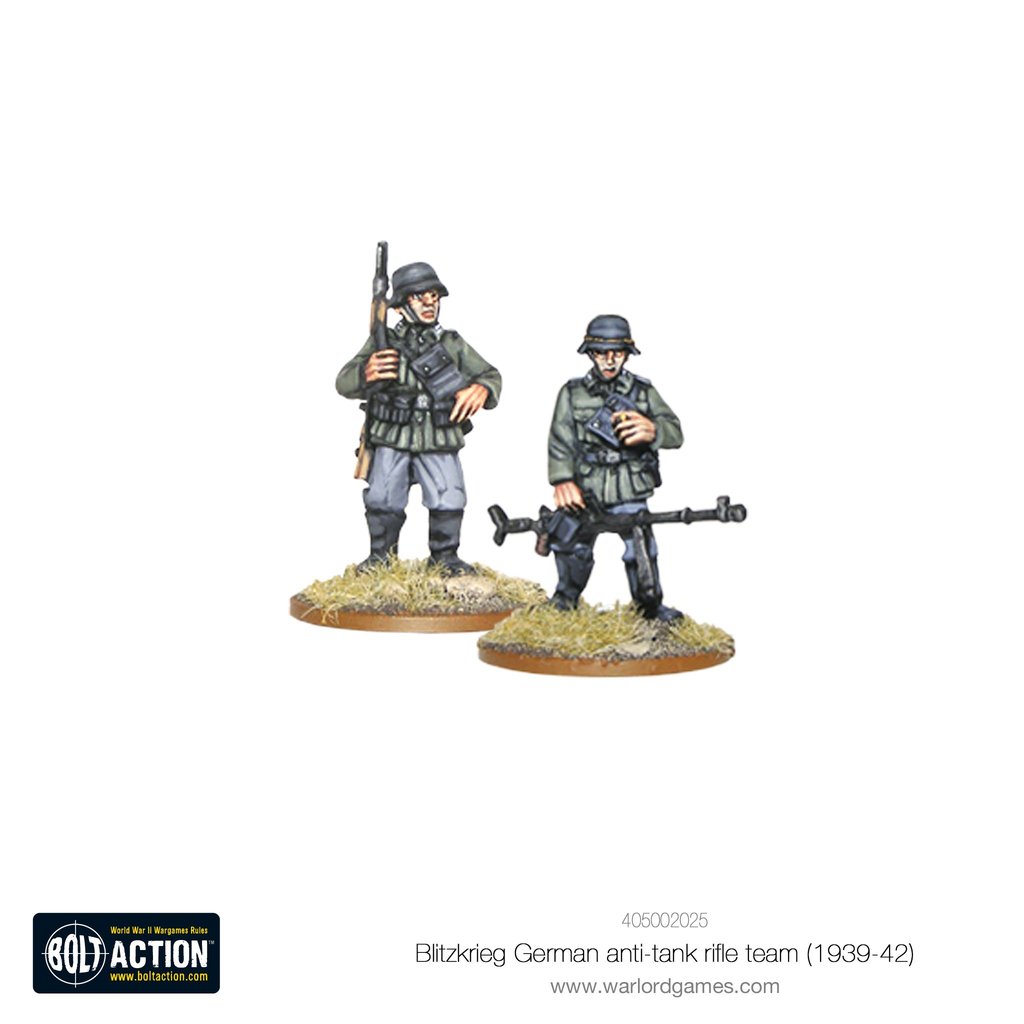 Blitzkrieg German anti-tank Rifle Team (1939-42) Germany Warlord Games    | Red Claw Gaming
