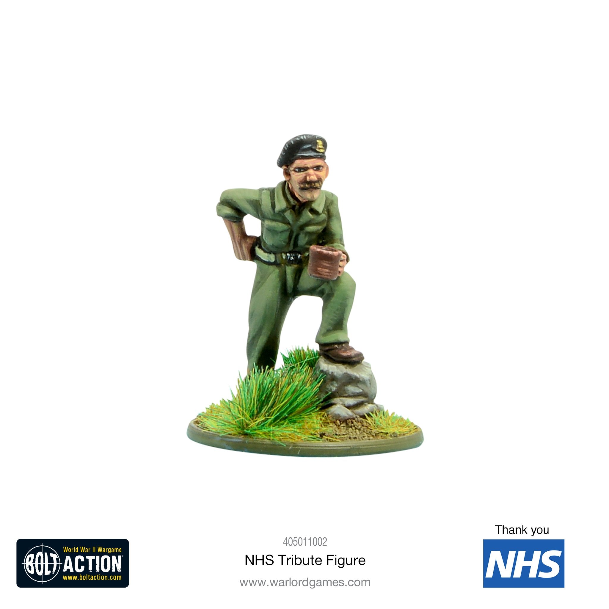 NHS Tribute Figure (Capt Sir Tom Moore) British Warlord Games    | Red Claw Gaming