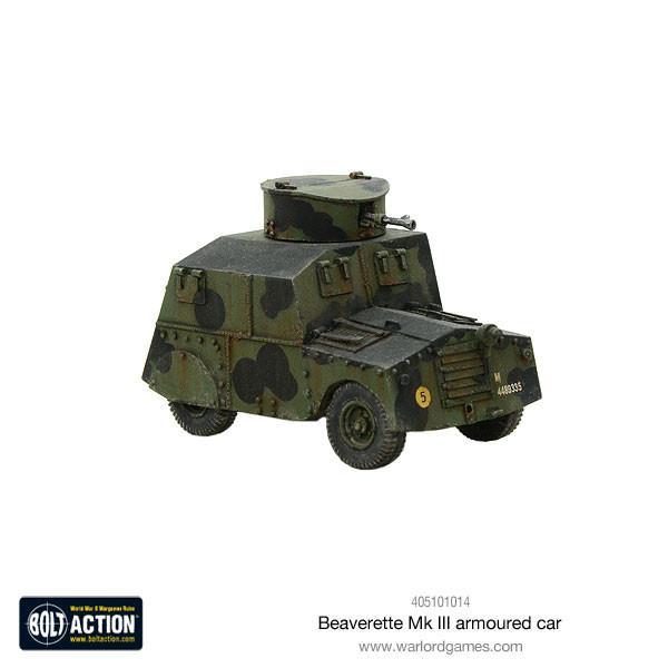 Beaverette MKIII Armoured Car British Warlord Games    | Red Claw Gaming
