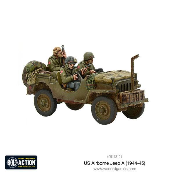 US Airborne Jeep (1944-45) American Warlord Games    | Red Claw Gaming