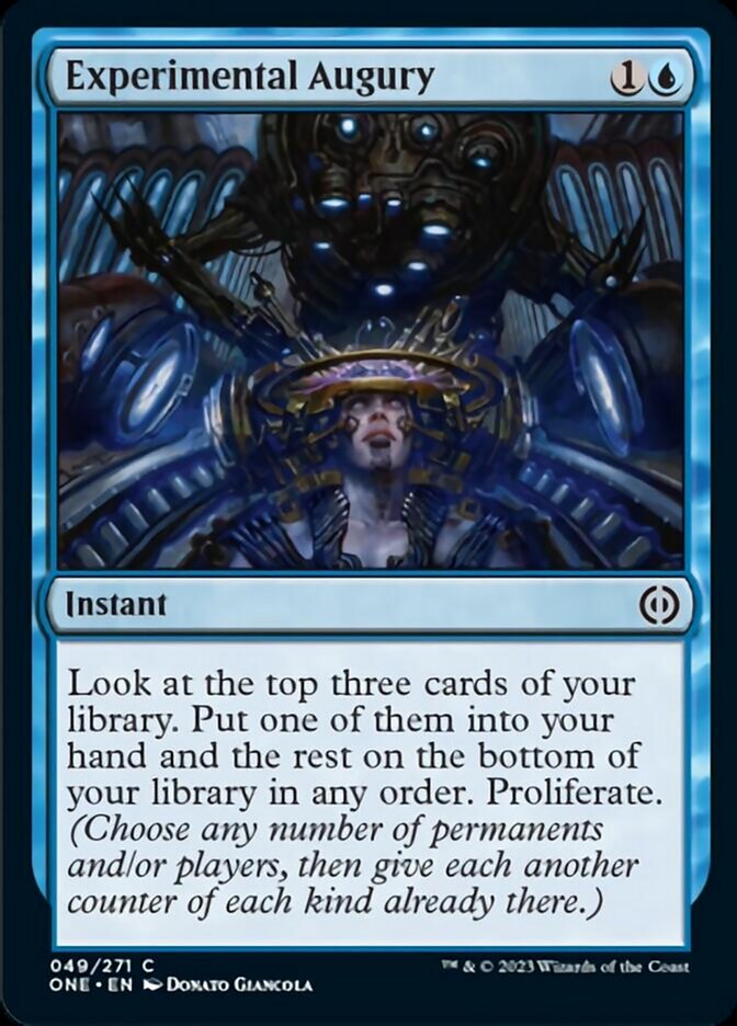 Experimental Augury [Phyrexia: All Will Be One] MTG Single Magic: The Gathering    | Red Claw Gaming