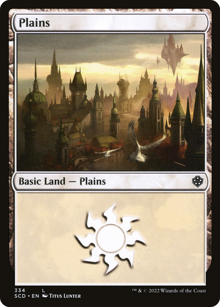 Plains (334) [Starter Commander Decks] MTG Single Magic: The Gathering    | Red Claw Gaming
