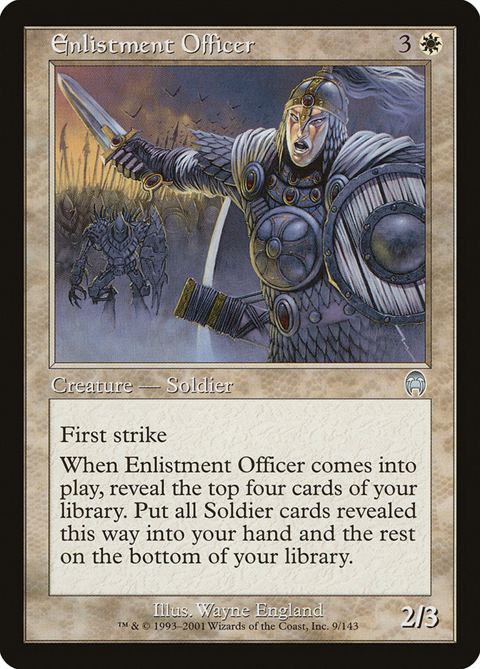 Enlistment Officer [Apocalypse] MTG Single Magic: The Gathering    | Red Claw Gaming