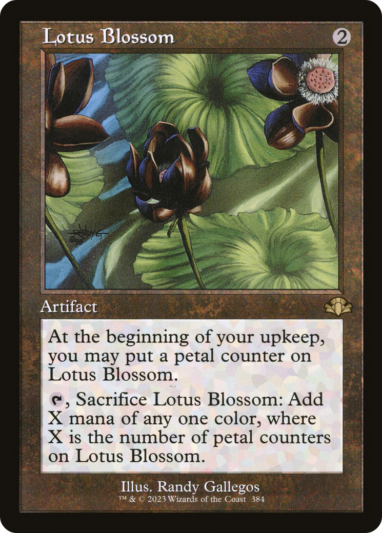 Lotus Blossom (Retro) [Dominaria Remastered] MTG Single Magic: The Gathering    | Red Claw Gaming