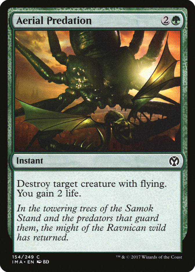 Aerial Predation [Iconic Masters] MTG Single Magic: The Gathering    | Red Claw Gaming