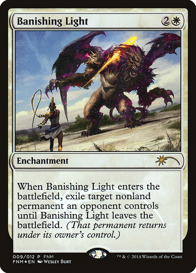 Banishing Light [Friday Night Magic 2014] MTG Single Magic: The Gathering    | Red Claw Gaming