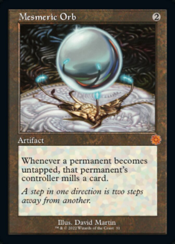 Mesmeric Orb (Retro) [The Brothers' War Retro Artifacts] MTG Single Magic: The Gathering    | Red Claw Gaming