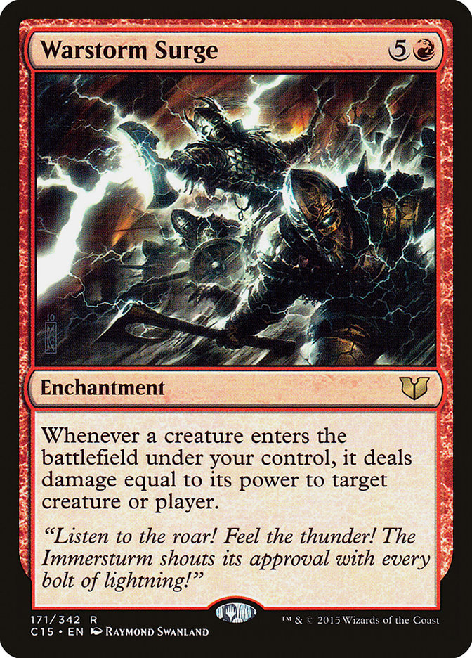 Warstorm Surge [Commander 2015] MTG Single Magic: The Gathering    | Red Claw Gaming