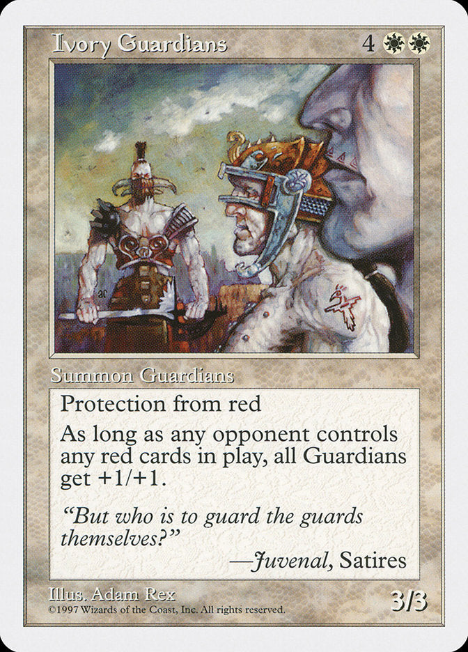 Ivory Guardians [Fifth Edition] MTG Single Magic: The Gathering    | Red Claw Gaming