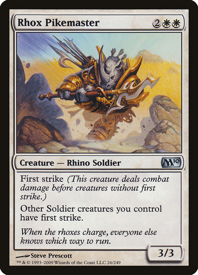Rhox Pikemaster [Magic 2010] MTG Single Magic: The Gathering    | Red Claw Gaming