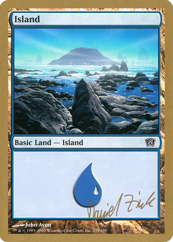 Island (dz335) (Daniel Zink) [World Championship Decks 2003] MTG Single Magic: The Gathering    | Red Claw Gaming