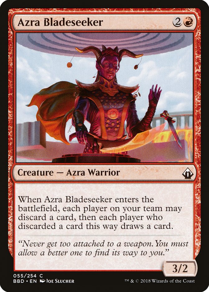 Azra Bladeseeker [Battlebond] MTG Single Magic: The Gathering    | Red Claw Gaming