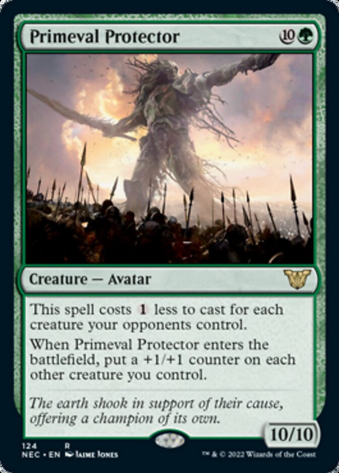 Primeval Protector [Kamigawa: Neon Dynasty Commander] MTG Single Magic: The Gathering    | Red Claw Gaming