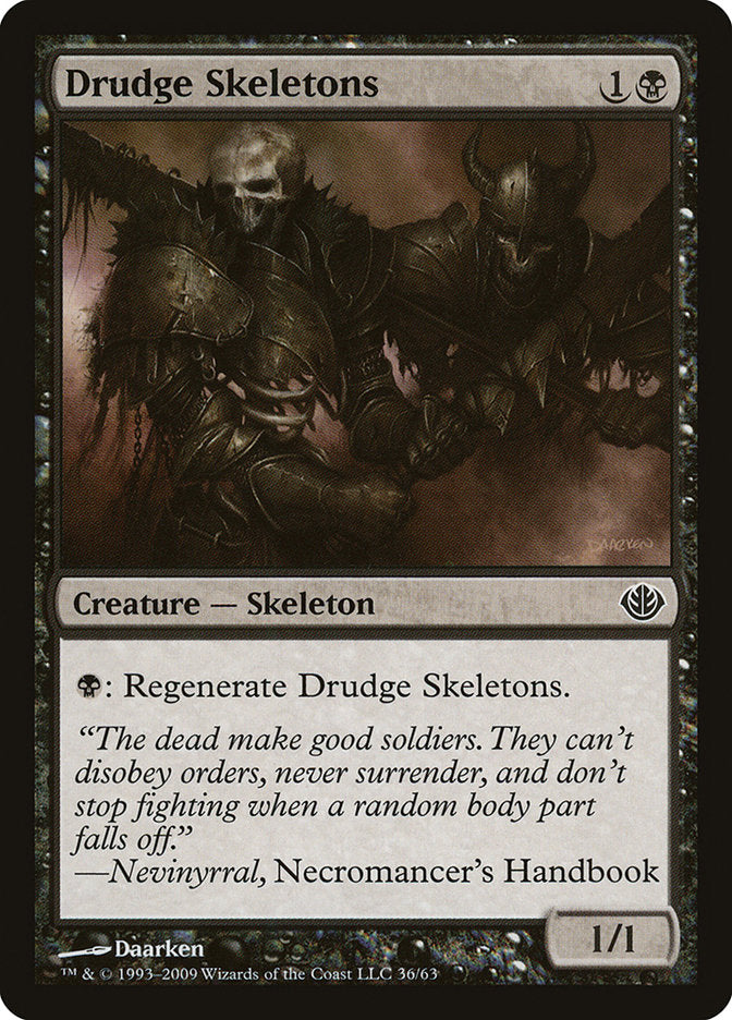 Drudge Skeletons [Duel Decks: Garruk vs. Liliana] MTG Single Magic: The Gathering    | Red Claw Gaming