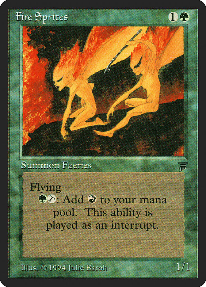 Fire Sprites [Legends] MTG Single Magic: The Gathering    | Red Claw Gaming