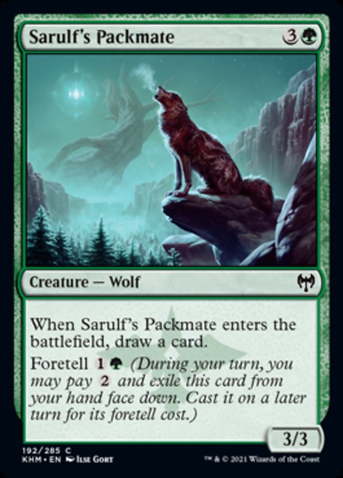 Sarulf's Packmate [Kaldheim] MTG Single Magic: The Gathering    | Red Claw Gaming