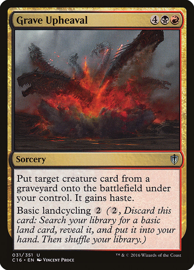 Grave Upheaval [Commander 2016] MTG Single Magic: The Gathering    | Red Claw Gaming