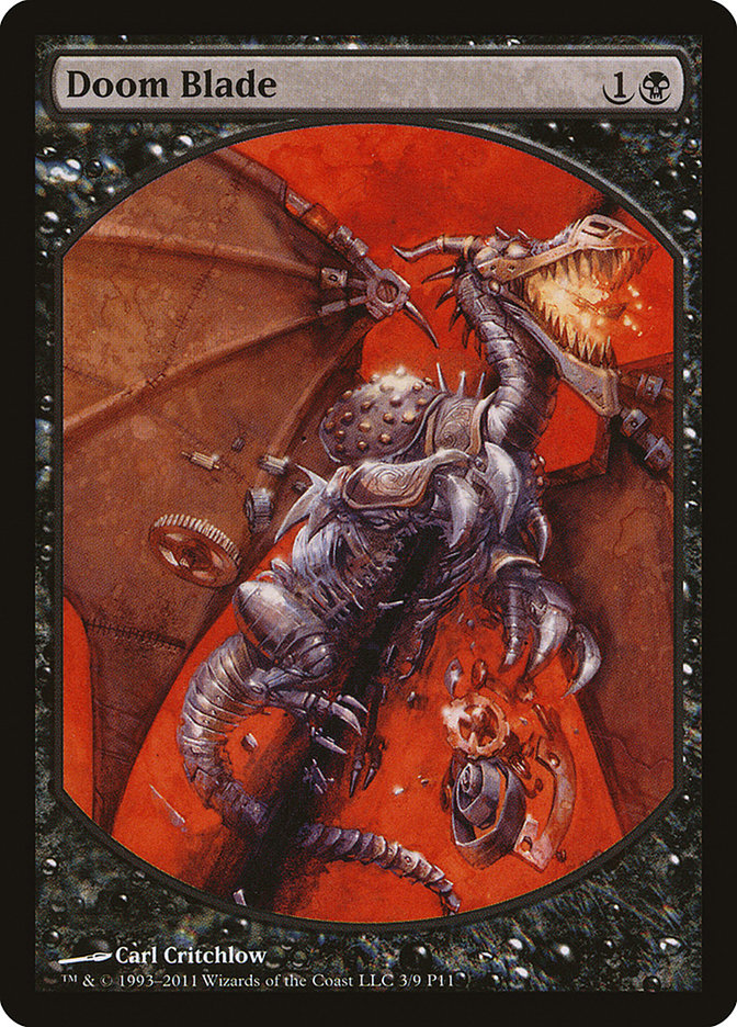 Doom Blade [Magic Player Rewards 2011] MTG Single Magic: The Gathering    | Red Claw Gaming