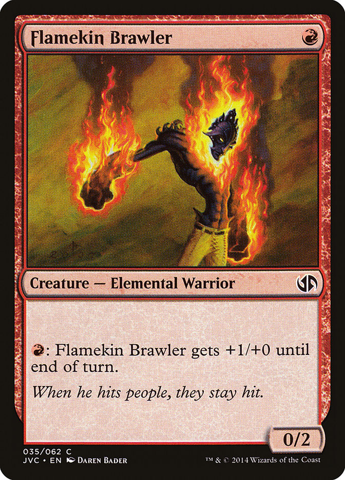 Flamekin Brawler [Duel Decks Anthology] MTG Single Magic: The Gathering    | Red Claw Gaming