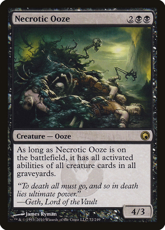 Necrotic Ooze [Scars of Mirrodin] MTG Single Magic: The Gathering    | Red Claw Gaming