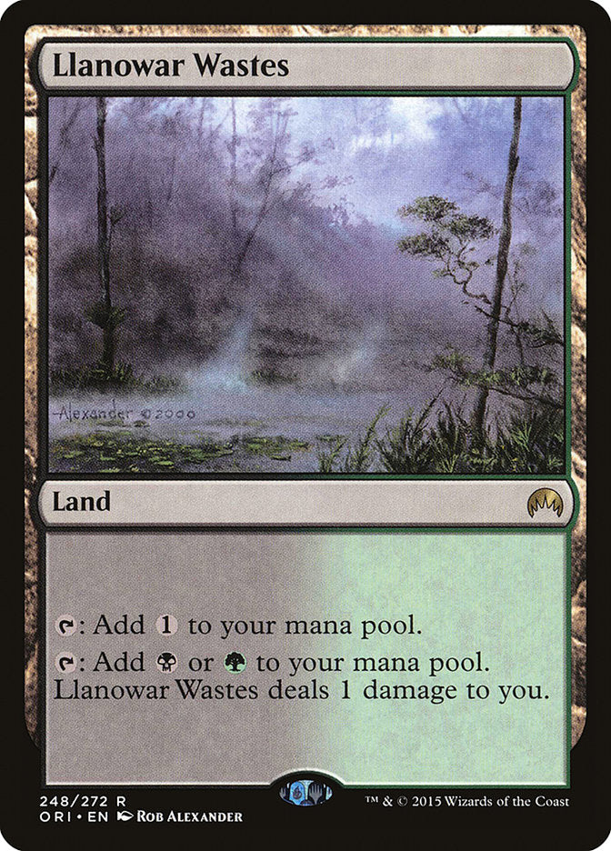 Llanowar Wastes [Magic Origins] MTG Single Magic: The Gathering    | Red Claw Gaming