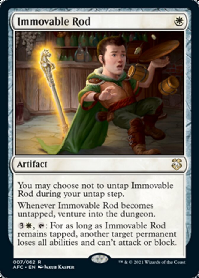 Immovable Rod [Dungeons & Dragons: Adventures in the Forgotten Realms Commander] MTG Single Magic: The Gathering    | Red Claw Gaming