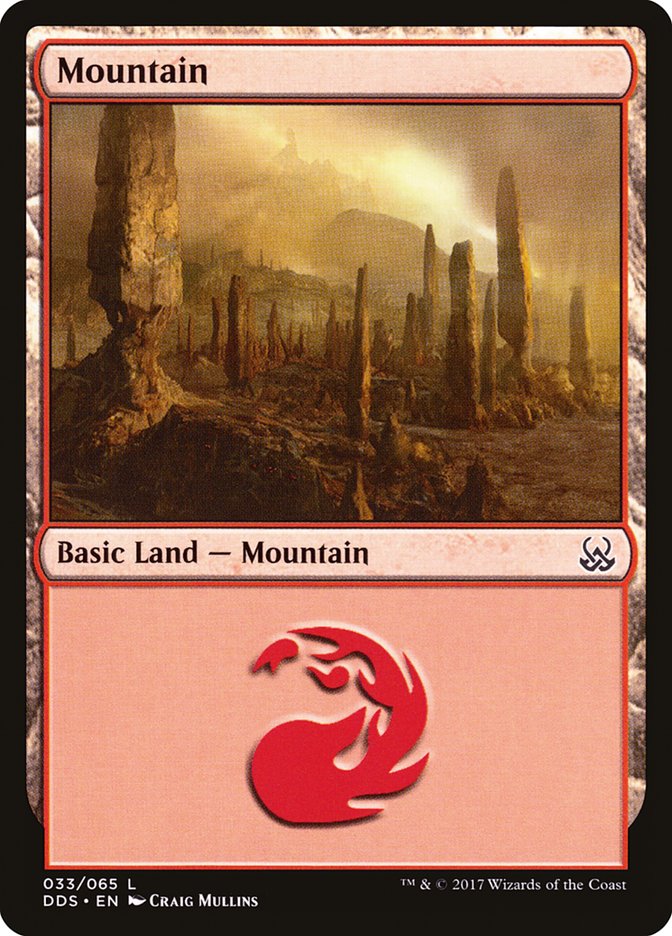 Mountain (33) [Duel Decks: Mind vs. Might] MTG Single Magic: The Gathering    | Red Claw Gaming