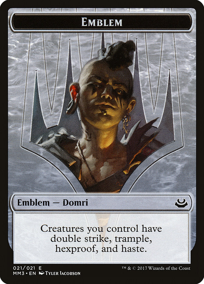 Domri Rade Emblem [Modern Masters 2017 Tokens] MTG Single Magic: The Gathering    | Red Claw Gaming