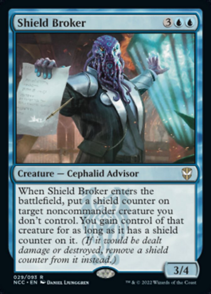 Shield Broker [Streets of New Capenna Commander] MTG Single Magic: The Gathering    | Red Claw Gaming
