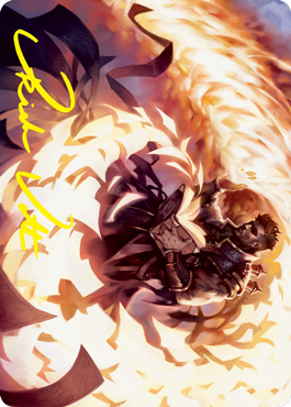 Revel in Silence Art Card (Gold-Stamped Signature) [Strixhaven: School of Mages Art Series] MTG Single Magic: The Gathering    | Red Claw Gaming