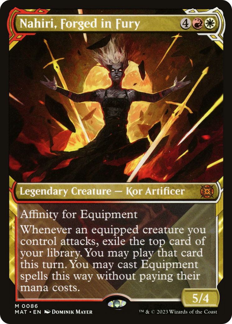 Nahiri, Forged in Fury (Showcase) [March of the Machine: The Aftermath] MTG Single Magic: The Gathering    | Red Claw Gaming