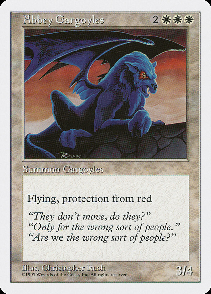 Abbey Gargoyles [Fifth Edition] MTG Single Magic: The Gathering    | Red Claw Gaming