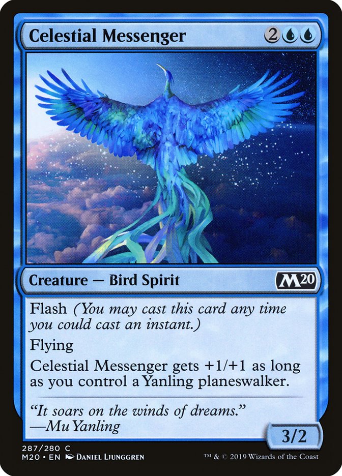 Celestial Messenger [Core Set 2020] MTG Single Magic: The Gathering    | Red Claw Gaming
