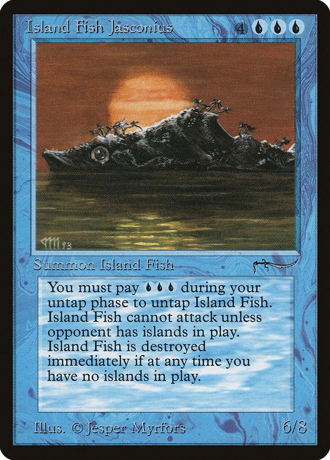 Island Fish Jasconius [Arabian Nights] MTG Single Magic: The Gathering    | Red Claw Gaming
