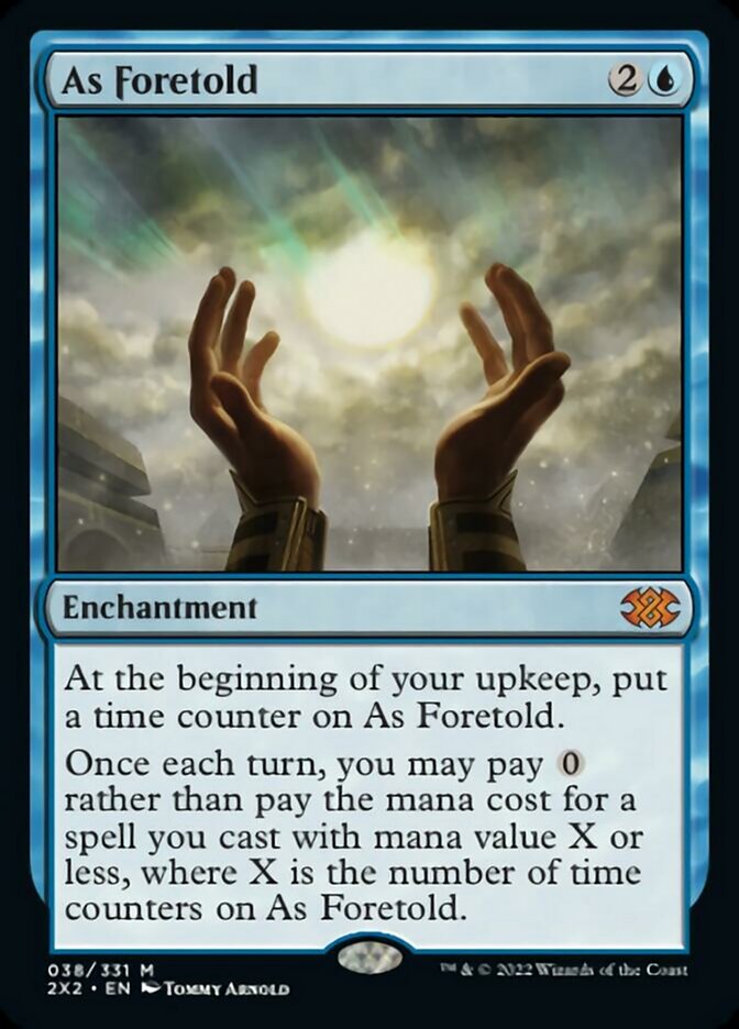 As Foretold [Double Masters 2022] MTG Single Magic: The Gathering    | Red Claw Gaming