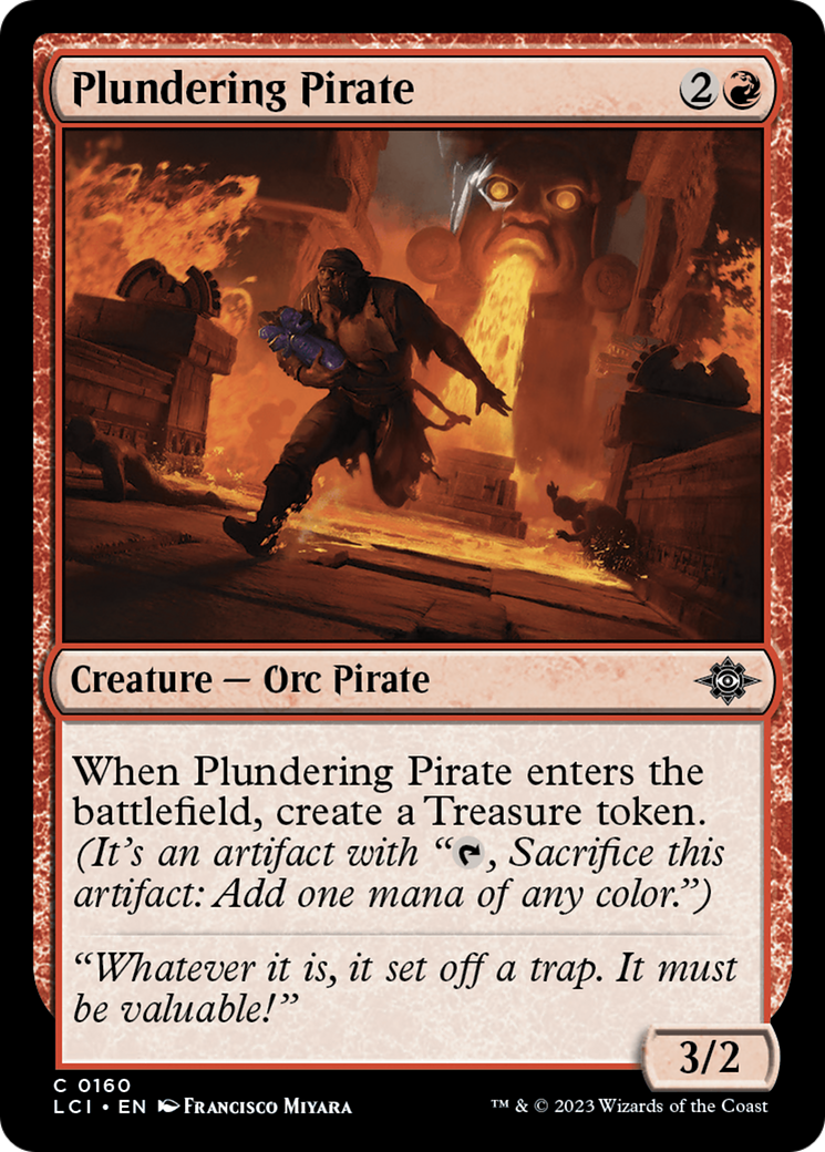 Plundering Pirate [The Lost Caverns of Ixalan] MTG Single Magic: The Gathering    | Red Claw Gaming