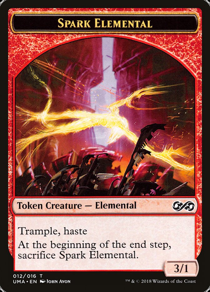 Spark Elemental Token [Ultimate Masters Tokens] MTG Single Magic: The Gathering    | Red Claw Gaming