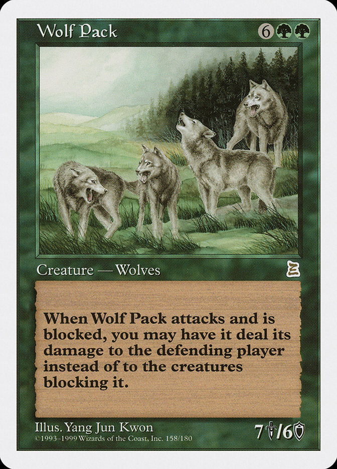 Wolf Pack [Portal Three Kingdoms] MTG Single Magic: The Gathering    | Red Claw Gaming