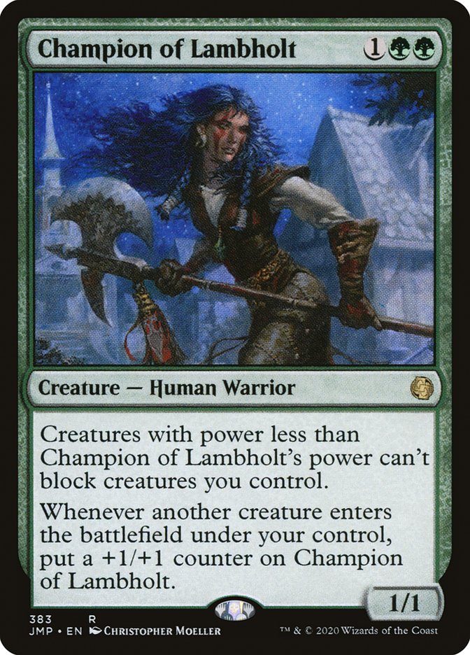 Champion of Lambholt [Jumpstart] MTG Single Magic: The Gathering    | Red Claw Gaming