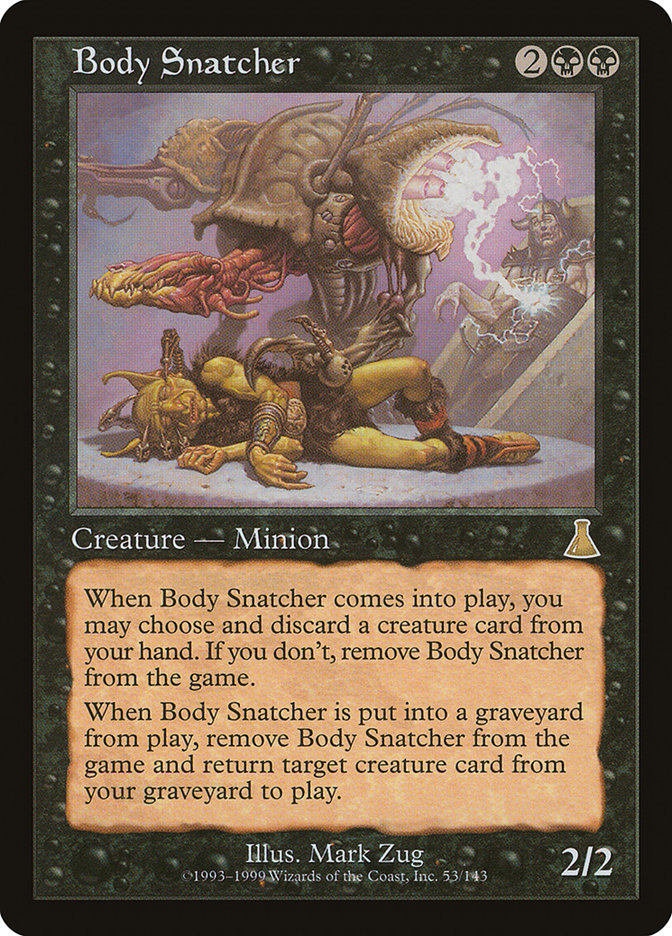 Body Snatcher [Urza's Destiny] MTG Single Magic: The Gathering    | Red Claw Gaming