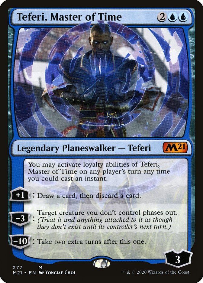 Teferi, Master of Time (277) [Core Set 2021] MTG Single Magic: The Gathering    | Red Claw Gaming