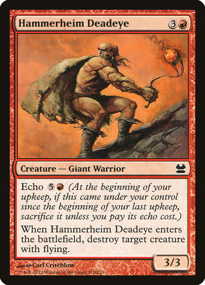Hammerheim Deadeye [Modern Masters] MTG Single Magic: The Gathering    | Red Claw Gaming
